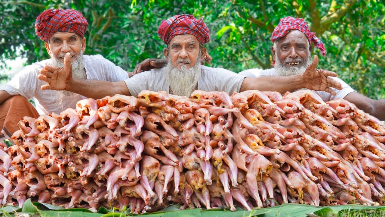 100 Whole Chicken Polao - Morog Polao Recipe Of Grandpa - Food For Special People Of Village