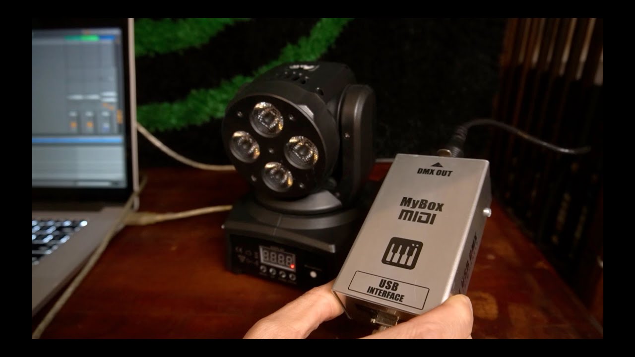 MyBox MIDI con Ableton Live - Placa para controlar luces vía DMX por USB