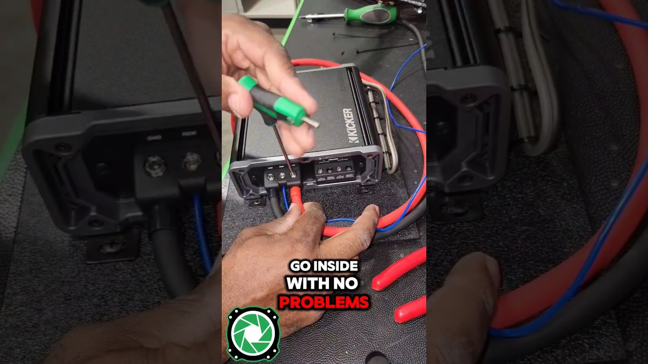 a quick and simple amp board installation using kicker 800.1 amp