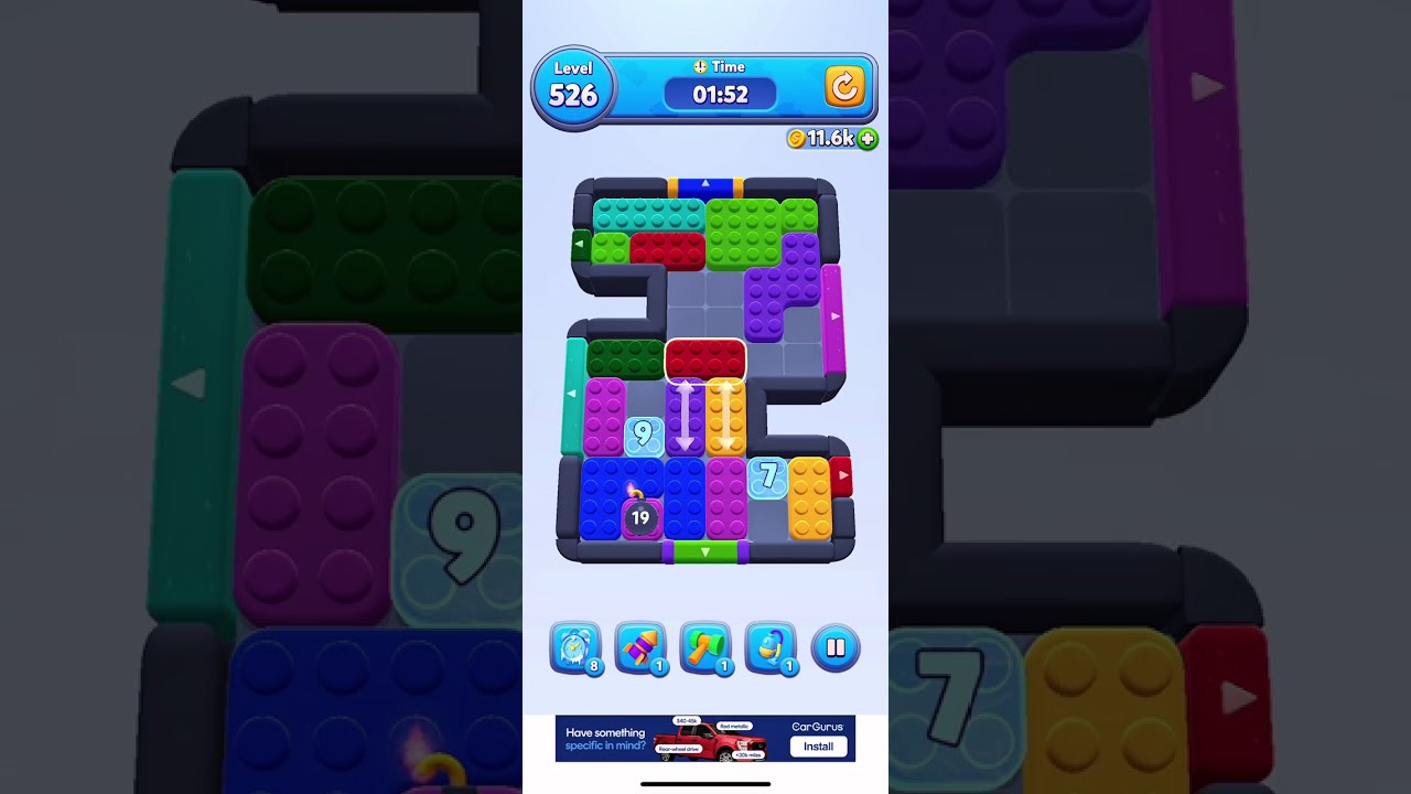 Solve Color Block Jam 526