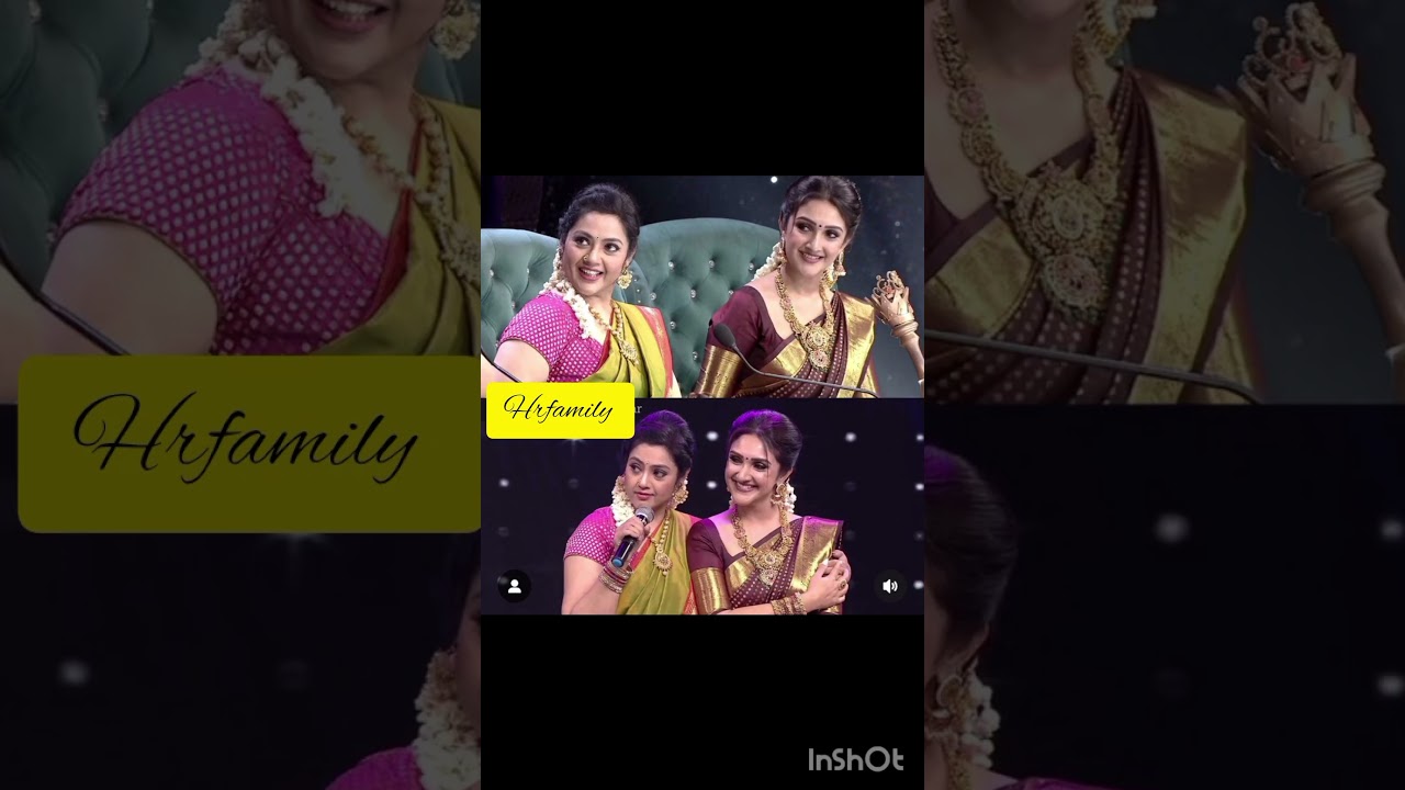 sridevi with Meena mam so cute #90's kids fav heroin #youtube #shorts