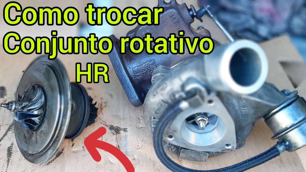 HR = turbina trocando o conjunto rotativo