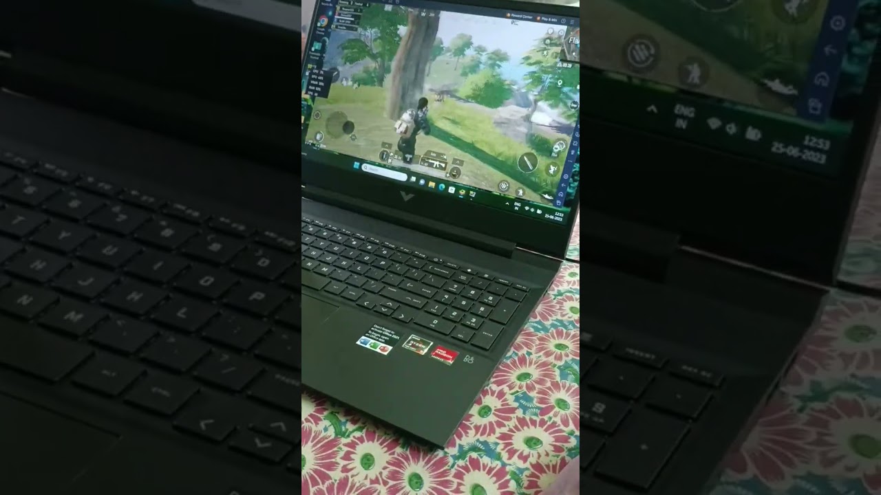 HP victus bgmi emulator gameplay using bluestacks#bgmi #emulator #bluestacks #shorts