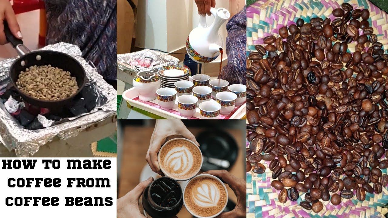 How to make Coffee from Coffee Beans/ Making Coffee from scratch the Ethiopian way