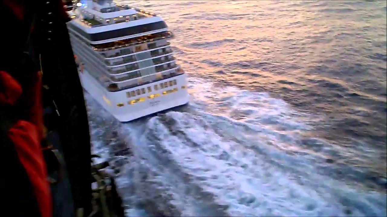 Resgate de um passageiro do cruzeiro RIVIERA