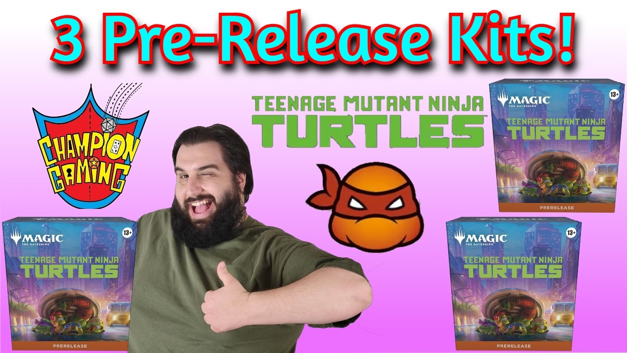 Shell Shocked!!!! - Magic the Gathering - Teenage Mutant Ninja Turtles - 3x Pre-Release Kit Opening