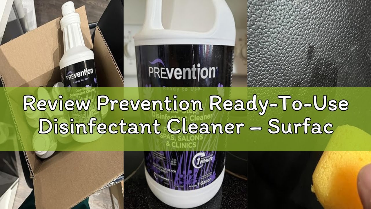 Review Prevention Ready-To-Use Disinfectant Cleaner – Surface Disinfecting & Cleaning Solution for S