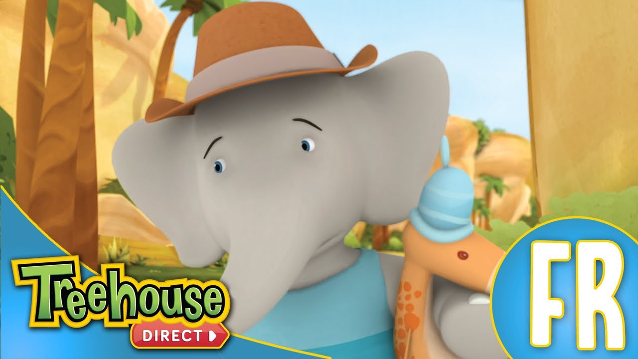 Babar et les adventures de Badou: La visite de Lulu/Soupe de banane et chocolat - ep. 7 EN FRANÇAIS!
