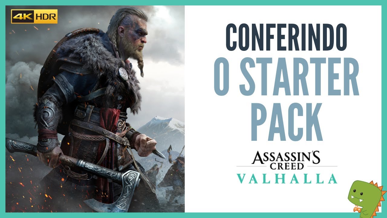 CONFERINDO O PREMIUM STARTER PACK DO ASSASSIN'S CREED VALHALLA
