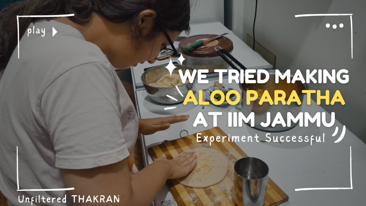 Making Aloo Paratha at IIM Jammu Amul Outlet | MBA Students Gone Desi | Unfiltered THAKRAN