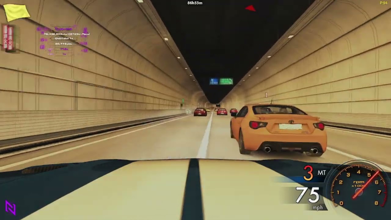 Assetto Corsa - NOHESI ONLINE PUBLIC SERVER - FORD MUSTANG CUTUP THROUGH TRAFFIC