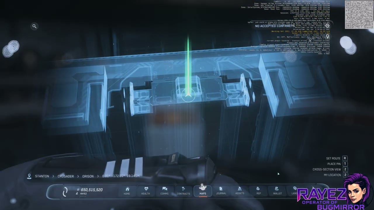 Aurora MKII  - module displayed enlarged in Mobiglas Vehicles