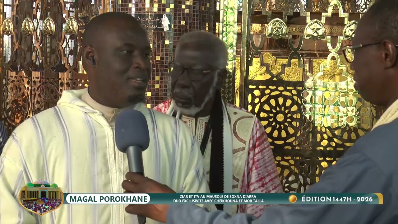 ZIAR ET ITV AU MAUSOLE DE SOXNA DIARRA DUO EXCLUSIVITE AVEC CHEIKHOUNA ET MOR TALLA