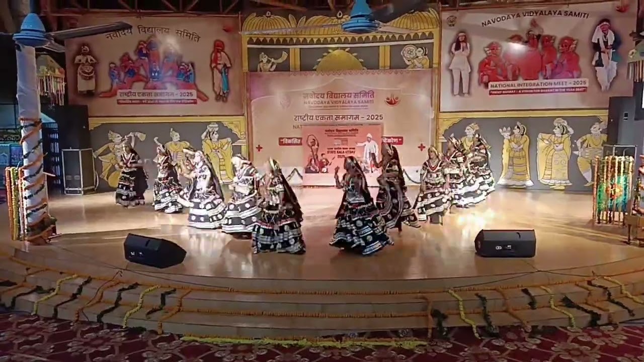 kaalbeliya folkdance#jnv Rajsamand#National Bal Bhawan new Delhi | N.I. Meet 2025 | Paramanand Bhatt