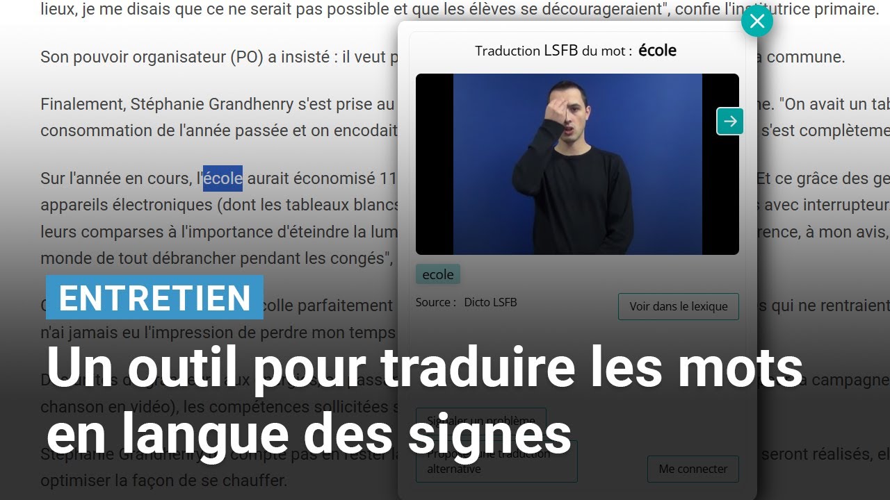 MOSI, le traducteur en ligne français-langue des signes