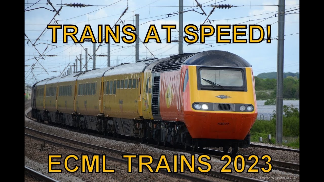 Trains At Speed!   ECML, Sandy   15th May 2023