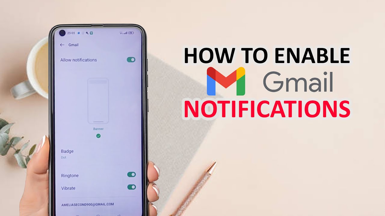 How To Enable Gmail Notifications On Android
