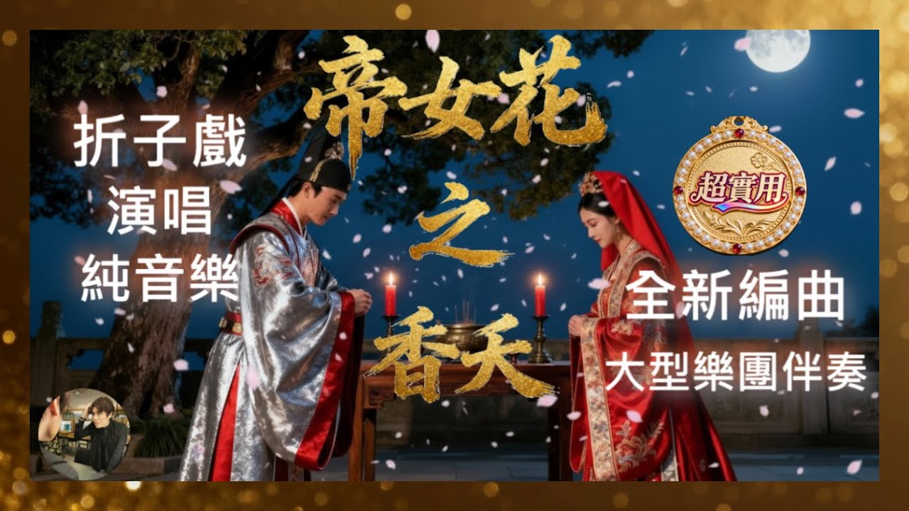 【粵曲小曲精選純音樂】帝女花之香夭｜妝台秋思｜李迪倫編曲配器｜超實用系列