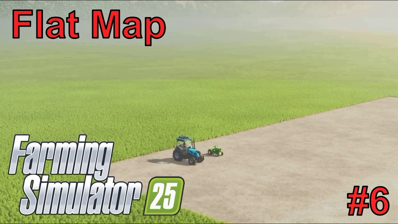 After Harvest Cleanup l Flat Map Ep. 6 l Farming Simulator 25 l Timelapse