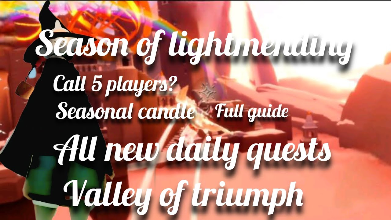 Season of lightmending✨ All new daily quests| valley of triumph|call 5 different players? Full guide