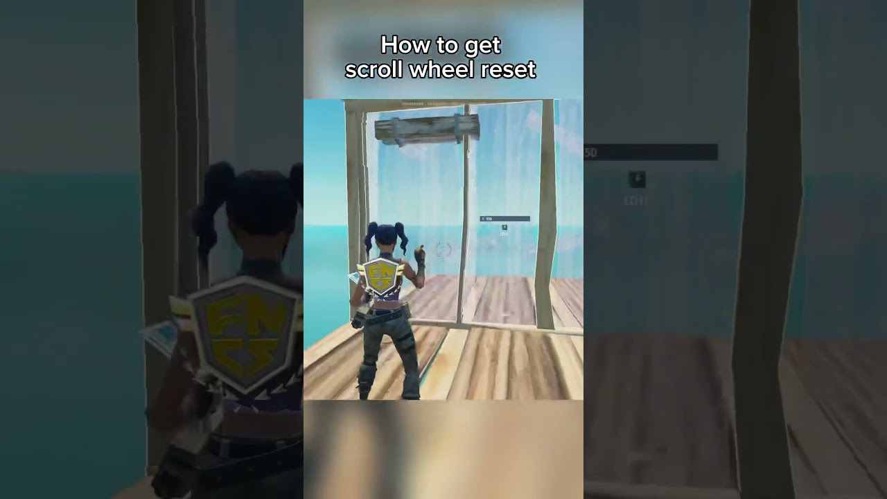 How to get scroll wheel reset in Fortnite #fortnite
