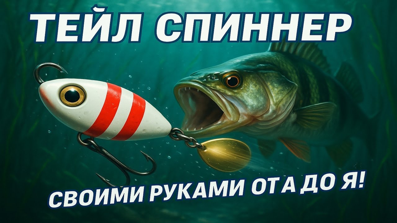 Приманка Тейл-спиннер своими руками от и до.
