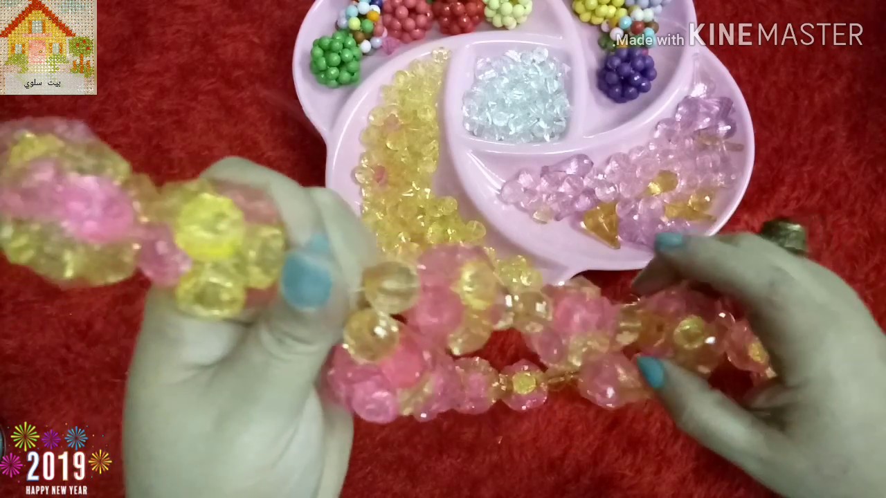 فكره مشروع مربح من بيتك🏡 اجمل ديكورات المنزل👍  
سبحةالحائط الجميله  بخرزالجوهره💎 الموديل الاول