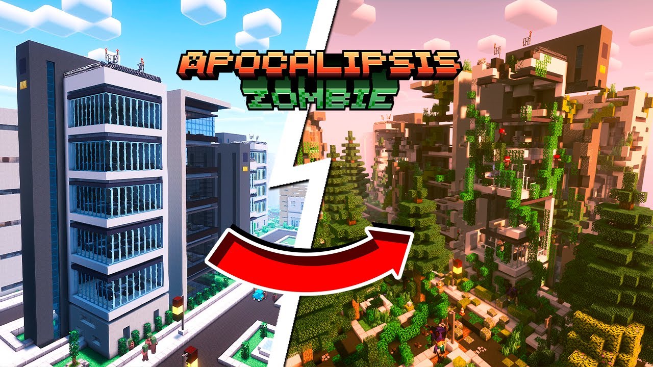 Un virus ha cambiado mi mundo de MINECRAFT Apocalipsis Zombie 1