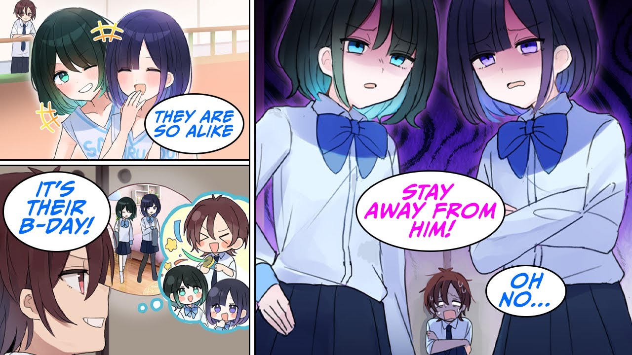 [Manga dub] I surprised my childhood friend twins by going into their room&hellip; [RomCom]