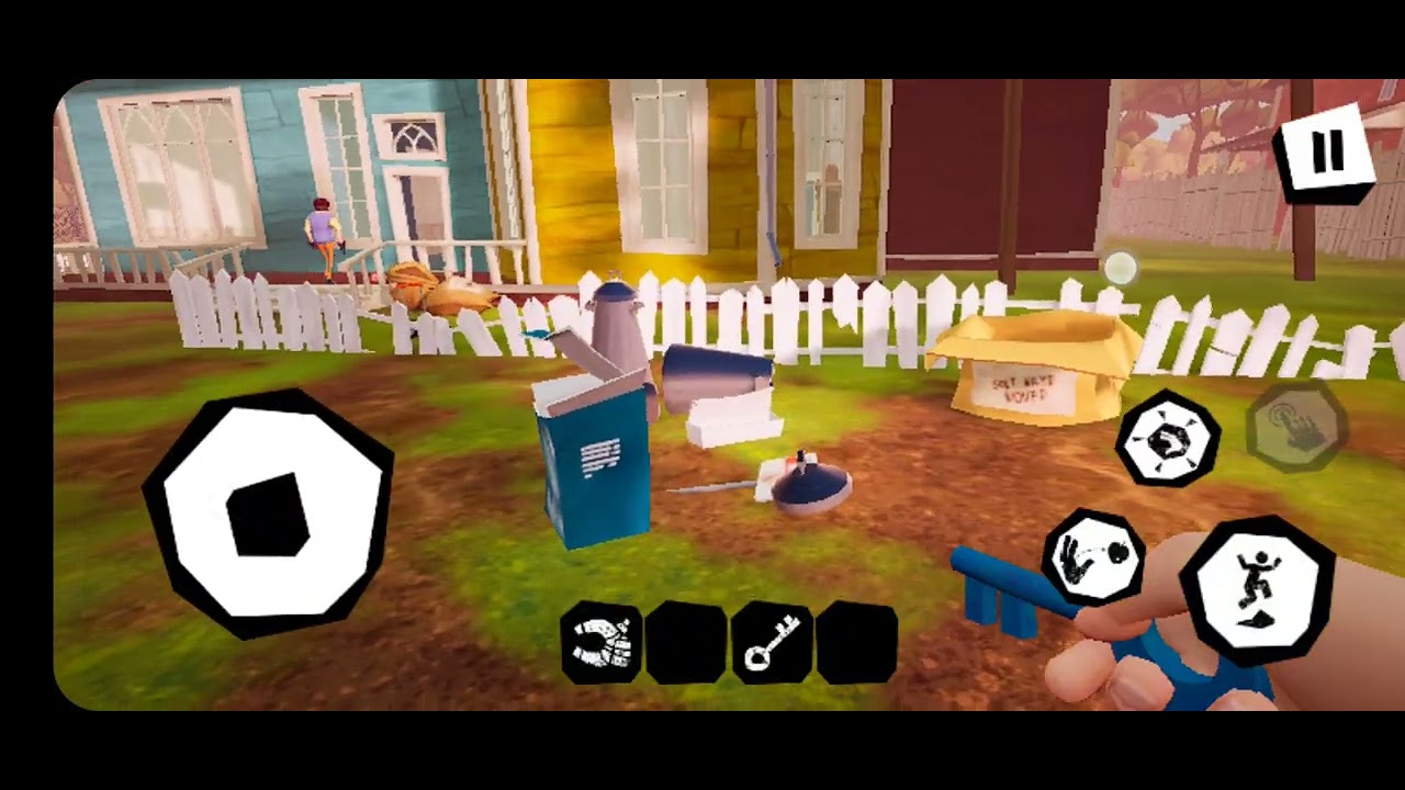 Playing hello neighbor act 3 old version (Part 3)