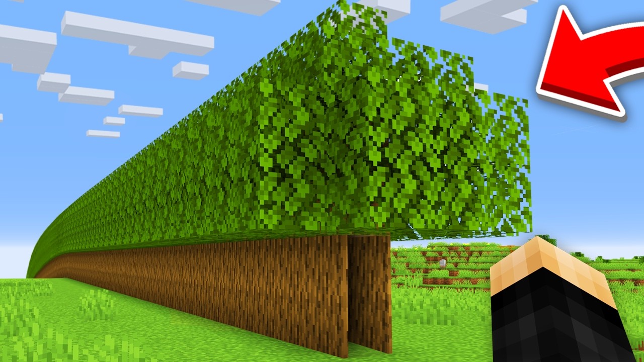 Minecraft, But I Can Plant Any Tree...