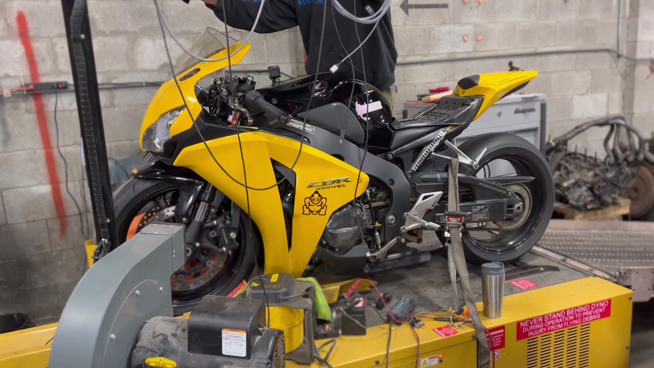 08 Honda CBR1000RR aka Hondzilla on the dyno
