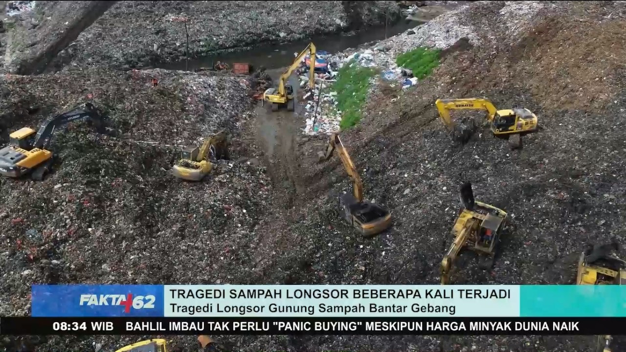 Tragedi Longsor Sampah di Bantargebang, Hujan Deras Jadi Pemicu Longsor