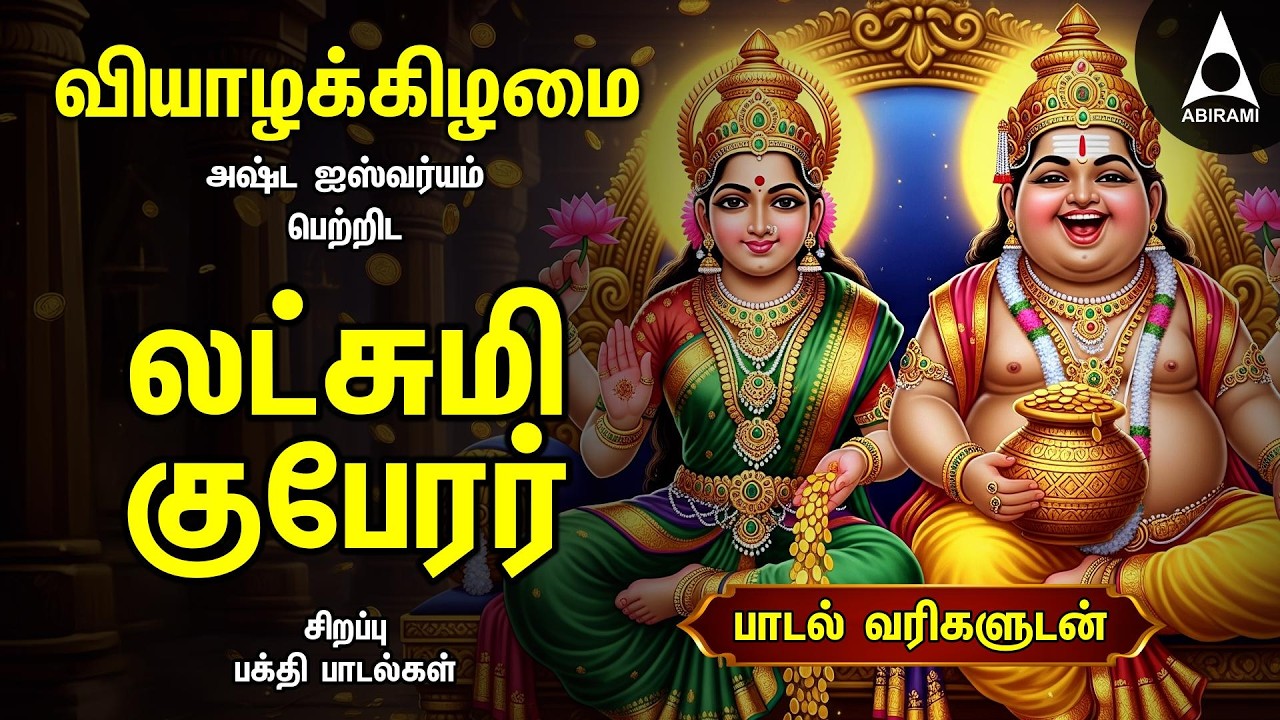 Thursday Sri Lakshmi Kubera Bakthi Padalgal | Potri On Sri Lakshmi Guberar And Songs