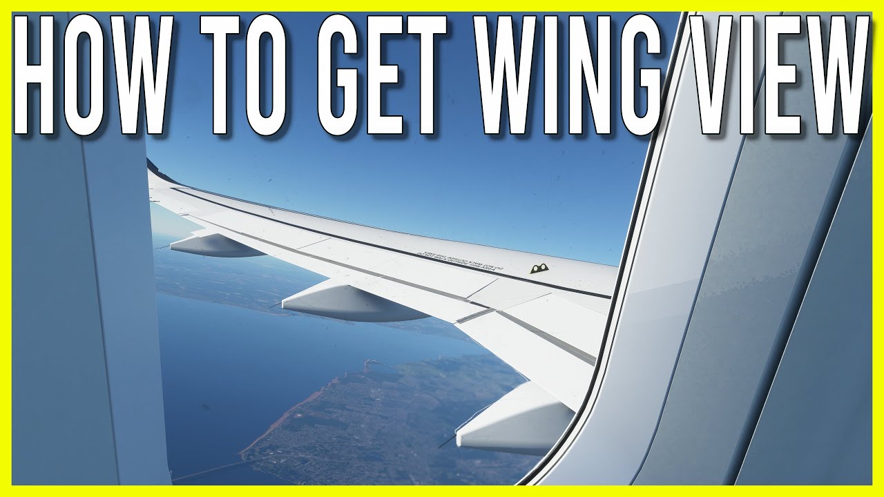 Microsoft Flight Simulator 2020 How to get WING VIEW
