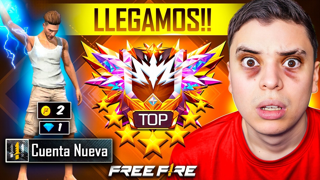 ¡NECESITO LLEGAR A GRAN MAESTRO MAESTRO EN FREE FIRE Y SE ACABA LA TEMPORADA!!!! 😱