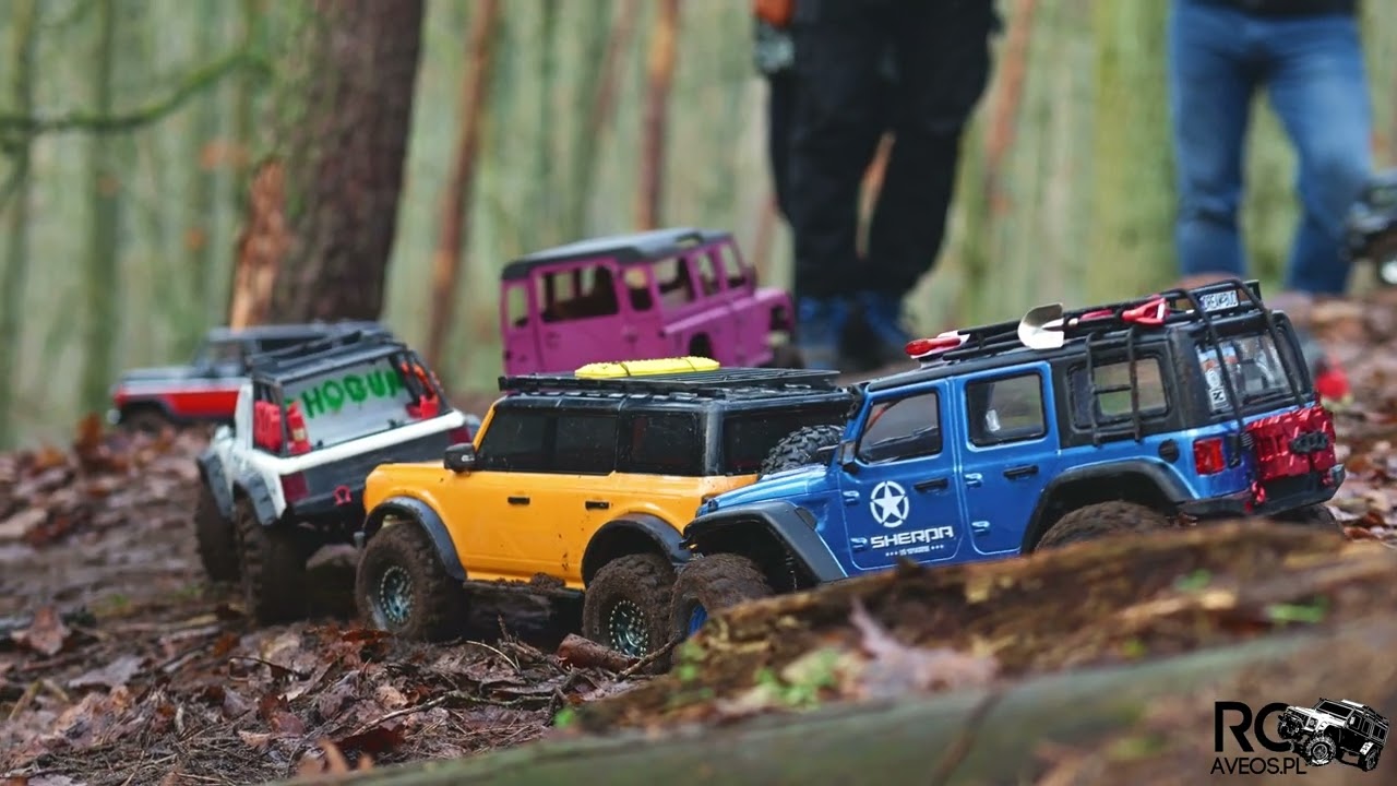 RC Off Road  4x4 TRX JEEP, AXIAL. Modele zdalnie sterowane Poznań aveos.pl