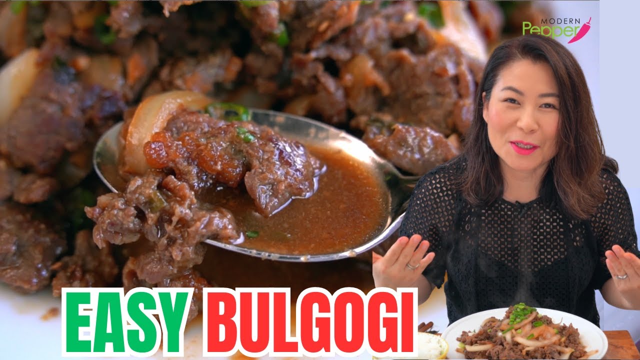🥩 EASY Authentic Beef Bulgogi Recipe that you'll use OVER and OVER! Korean BBQ Recipe 쉽고 맛있는 불고기