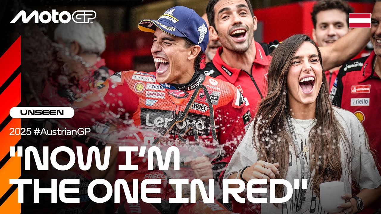 UNSEEN: Marc Marquez, Ducati & Fermin Aldeguer's jokey celebrations 😂 | 2025 Austrian GP