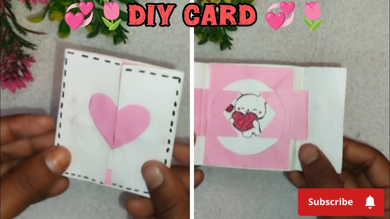 Diy cute Card #diy #subscribe #art #tranding #viral #diycard #like #comment #shortvideo 