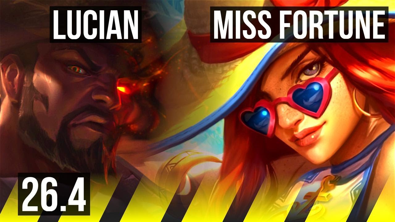 LUCIAN & Yuumi vs MISS FORTUNE & Seraphine (ADC) | 60K damage, 5k gold comeback | EUW Diamond | 26.4