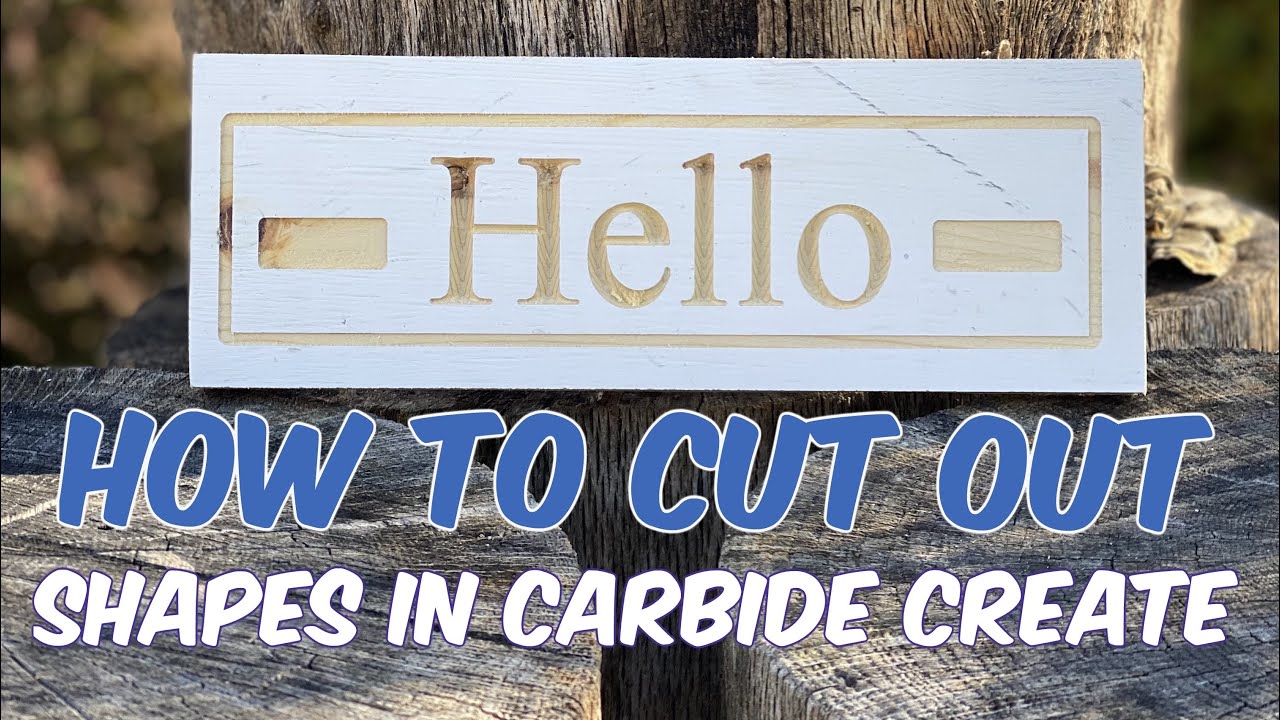 Как вырезать фигуры в Carbide Create | Учебное пособие по Carbide Create