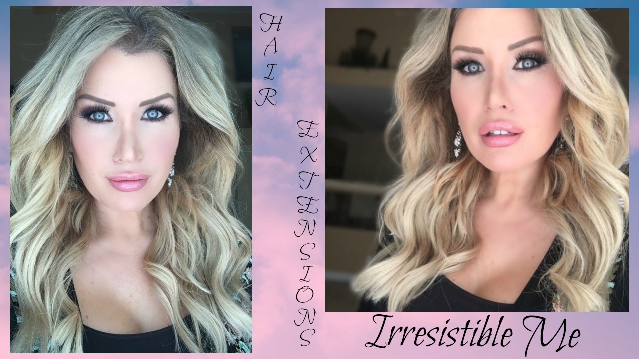 Irresistible Me HAIR EXTENSIONS Review + How I Colored Them To Match!