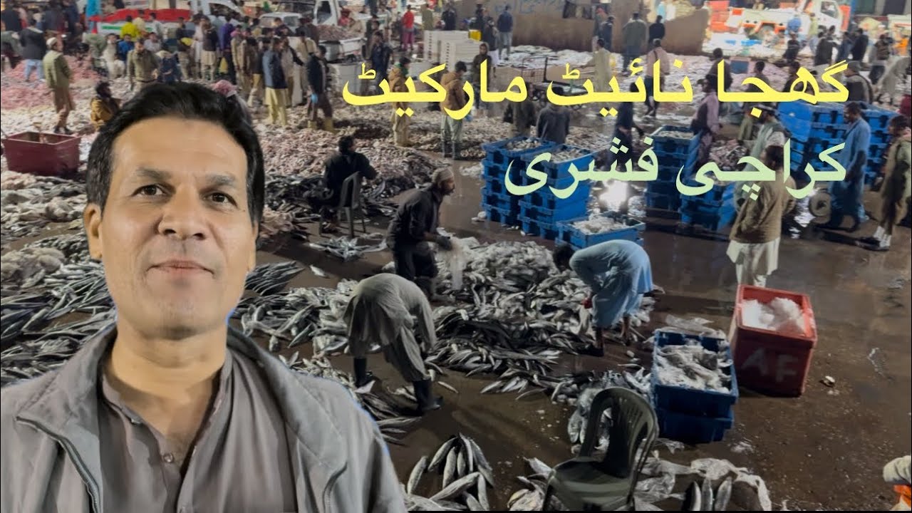 Night market Karachi fish harbour