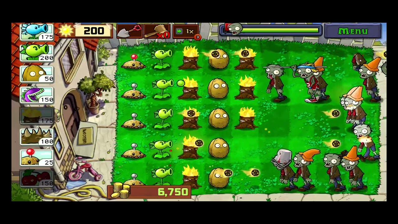 Last Day Plants vs. Zombies Battle || @William_K2020 #roblox #minecraft 