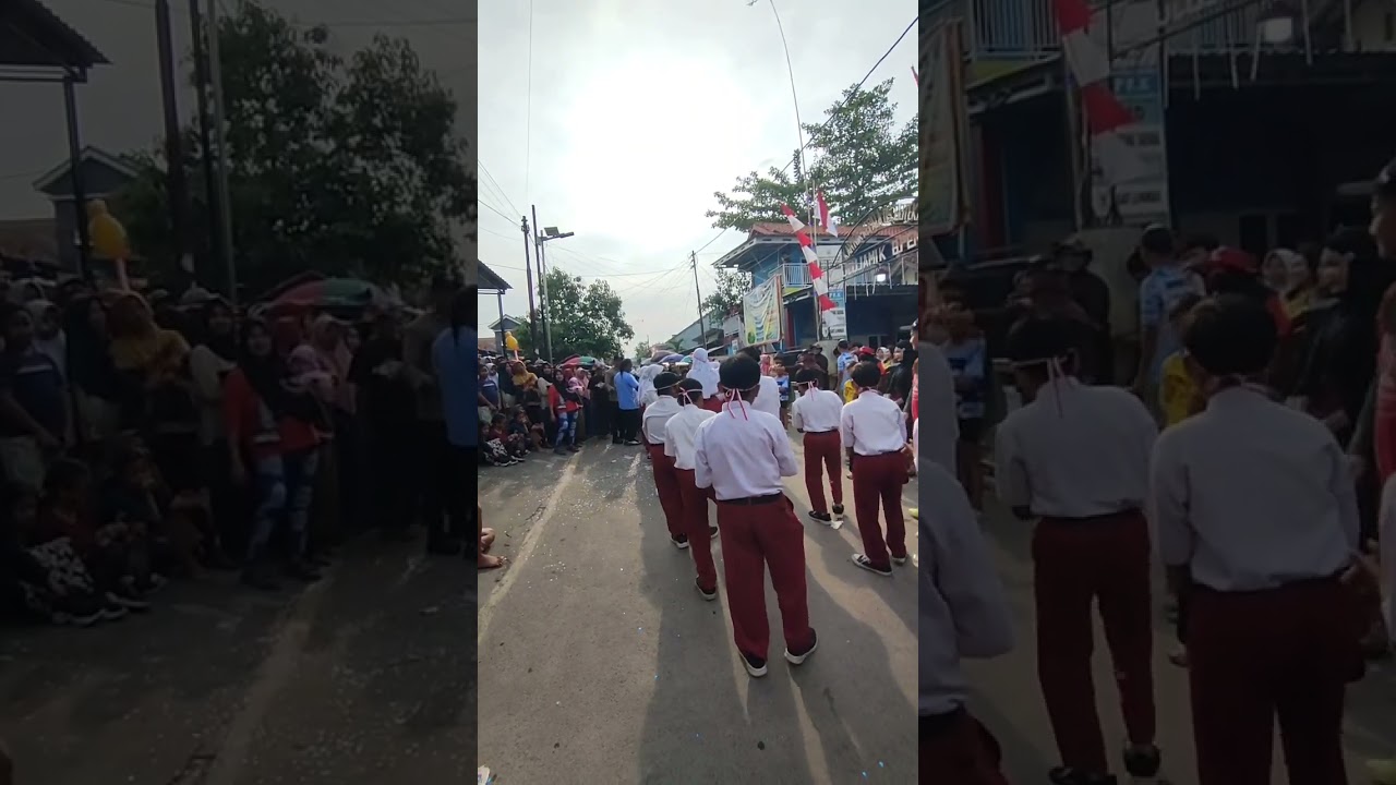 Acara karnaval agustusan 2025 YEl2 membawa juara 3sdn1 ds botekan#AR