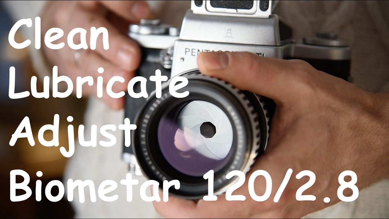 Biometar 120mm CLA - Aperture Repair. Pentacon Six Lens Repair.