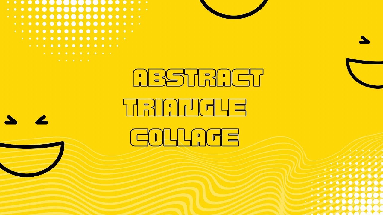 🎨 Abstract Triangle Collage: Bold Shapes, Beautiful Layers&rdquo;