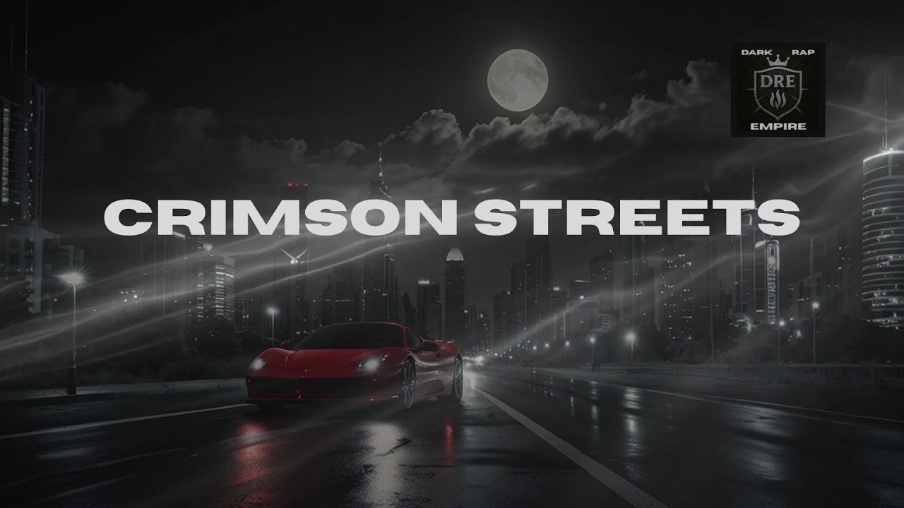 CRIMSON STREETS - Dark Rap Instrumental - Hard Beat