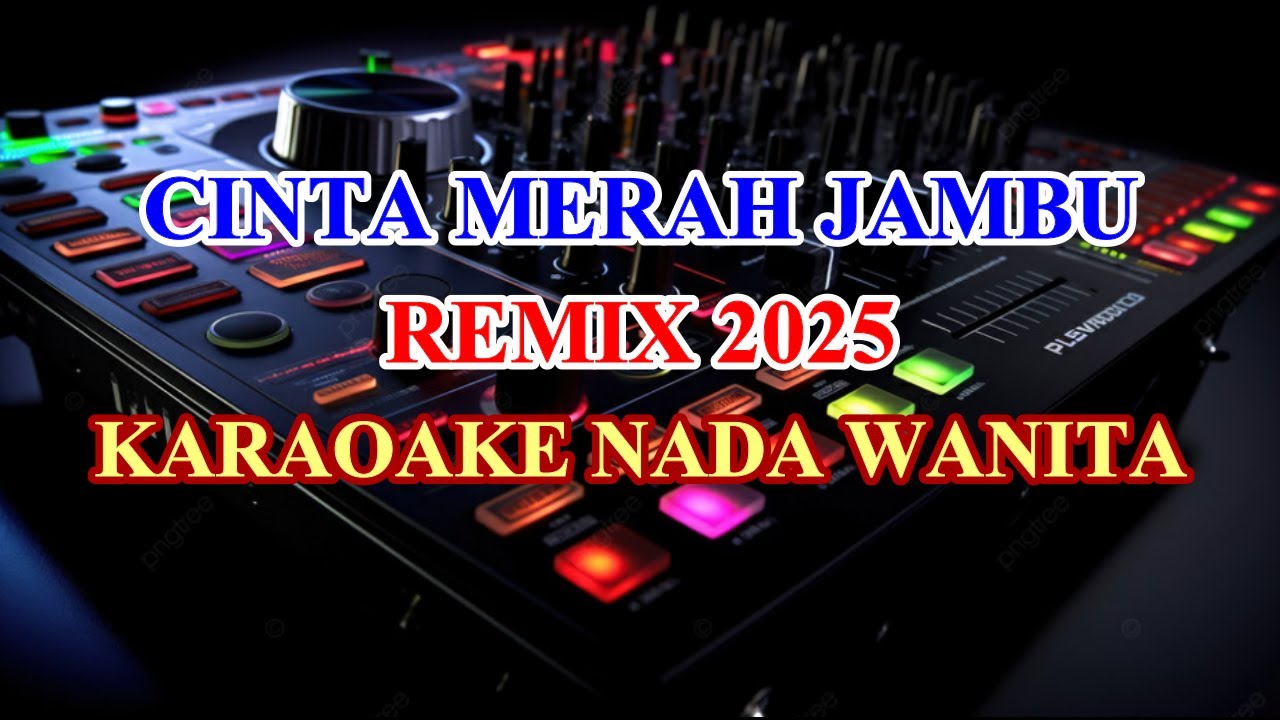 Cinta Merah Jambu Remix 2025 Karaoke Lirik Nada Rendah Wanita Lavenia